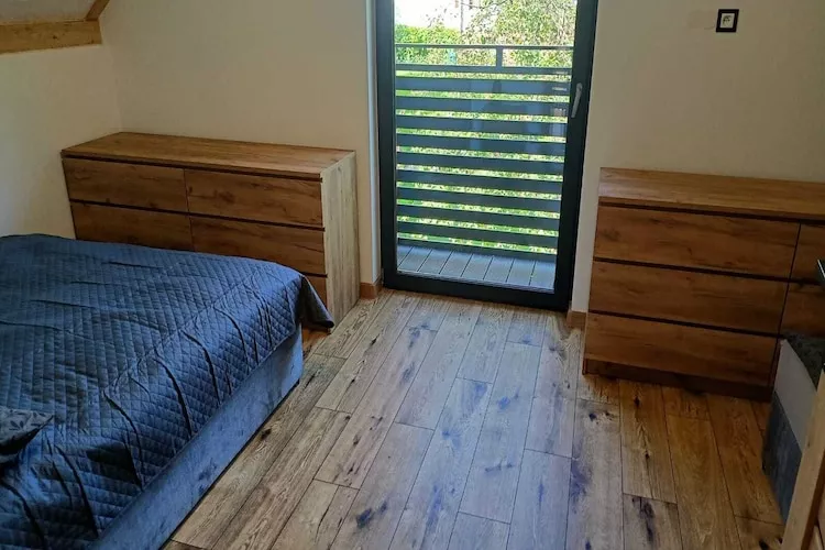 Nowy dom wakacyjny dla 7 osób Lędzin-Bedroom