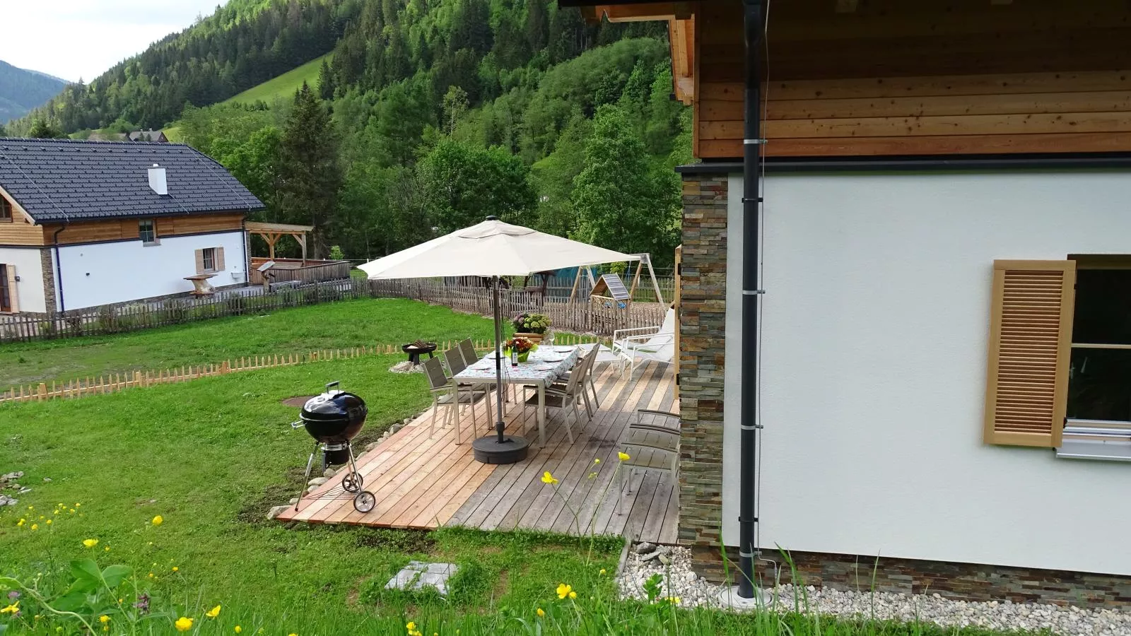 Chalet Amsel-Gardens summer