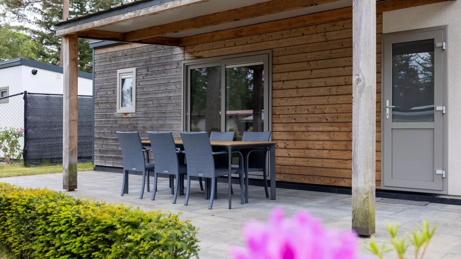 Woodchalet-Terrace balcony