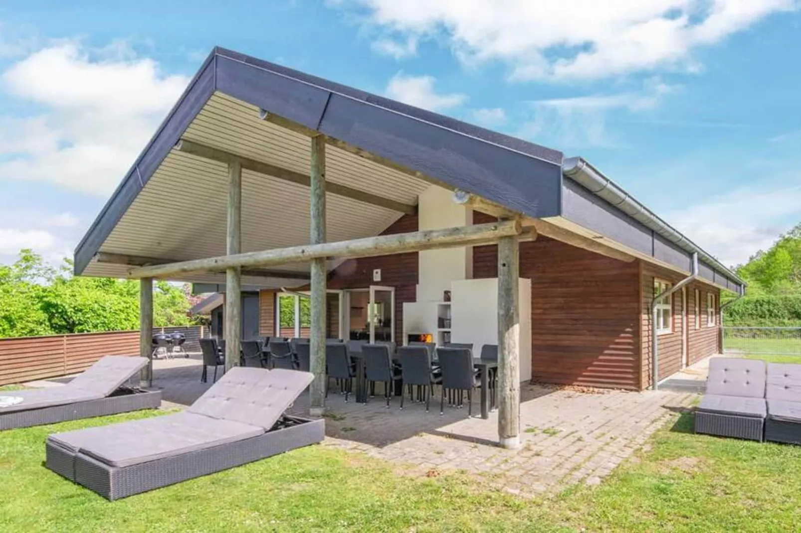 5 star holiday home in Fårvang-Outdoor