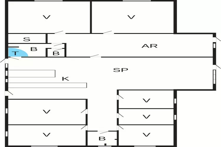 Maison de vacances pour 16 a Glesborg-Plan