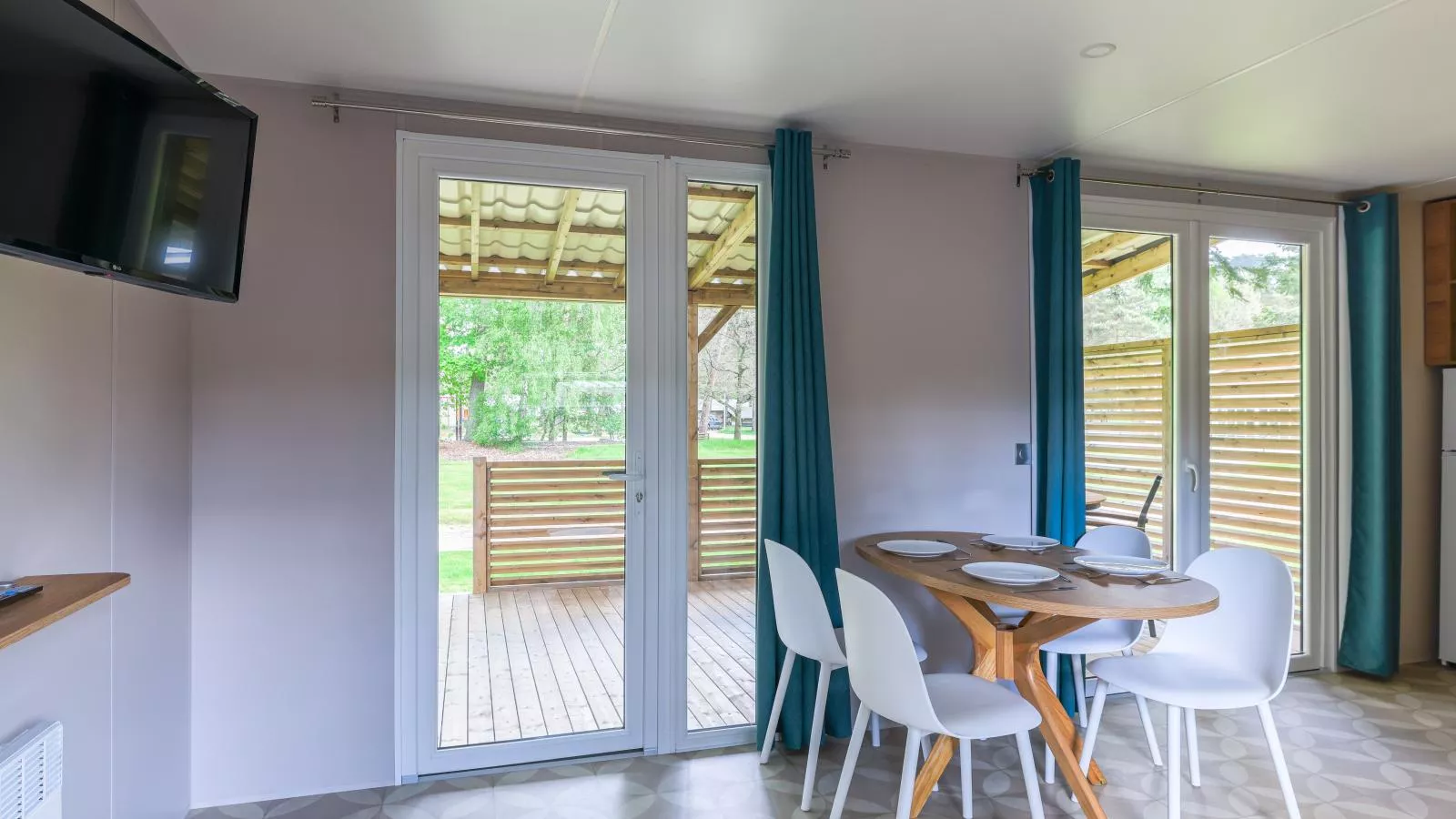 Boslodge-Salle à manger