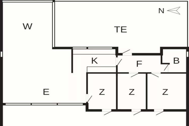 Maison de vacances pour 8 a Hadsund-By Traum-Plan