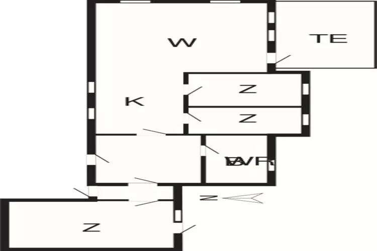 6 Personen Ferienhaus in Vesløs-By Traum-Grundriss
