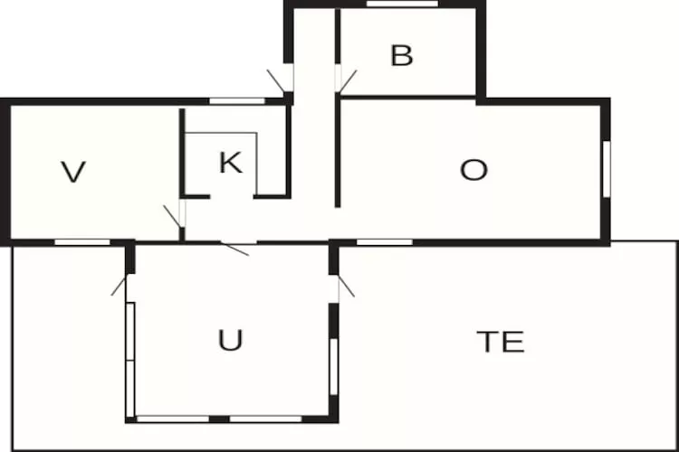 2 person holiday home in SÖLVESBORG-By Traum-Floor plan