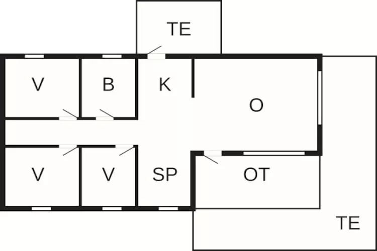 6 Personen Ferienhaus in Hadsund-By Traum-Grundriss