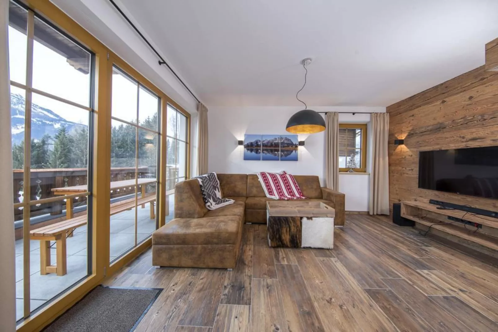 Nationalpark Chalet Rainerhorn - Wohnzimmer