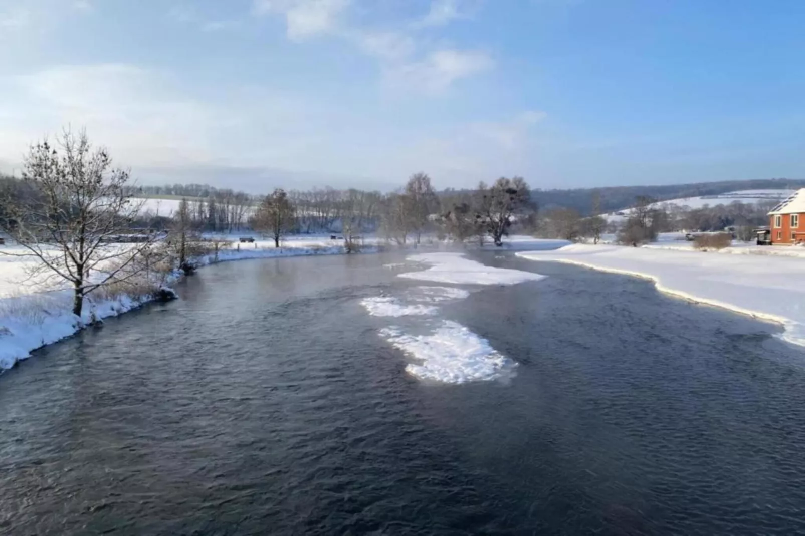 Nieheim-Merlsheim-Zones hiver à 20 km