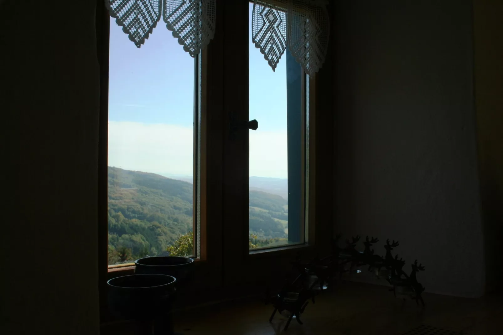Ferienhaus Weitblick-View in winter