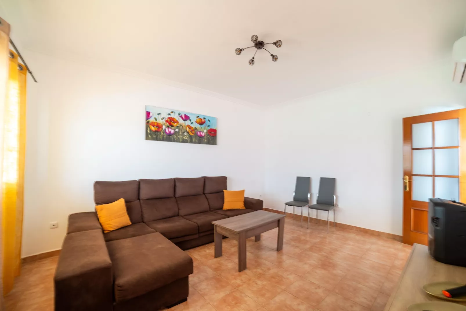 Chalet en Tuineje para 6 personas-Wohnzimmer