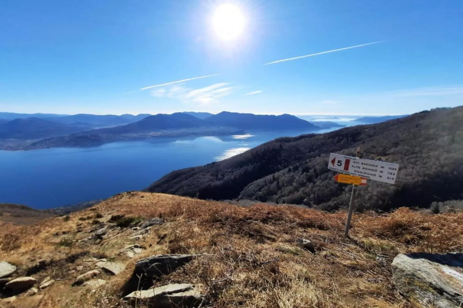 Cannero Casa Iva-Gebiete Sommer 5 km