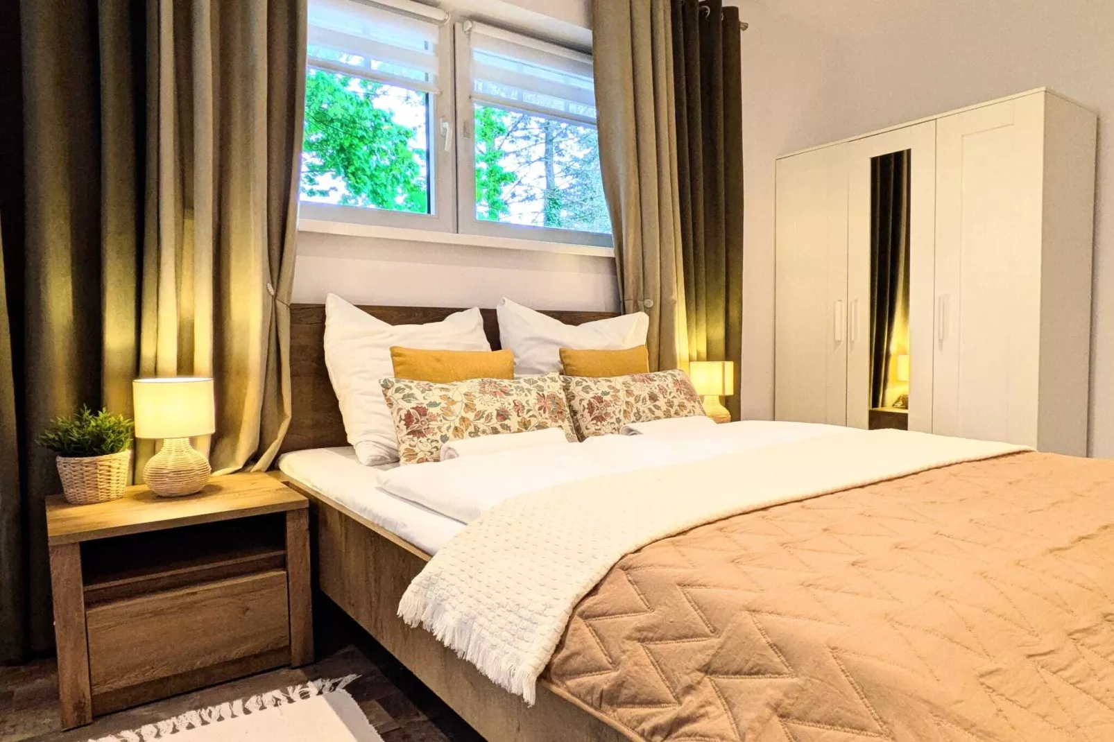 Mieszkanie wakacyjne sauna łódka Kołobrzeg-Schlafzimmer