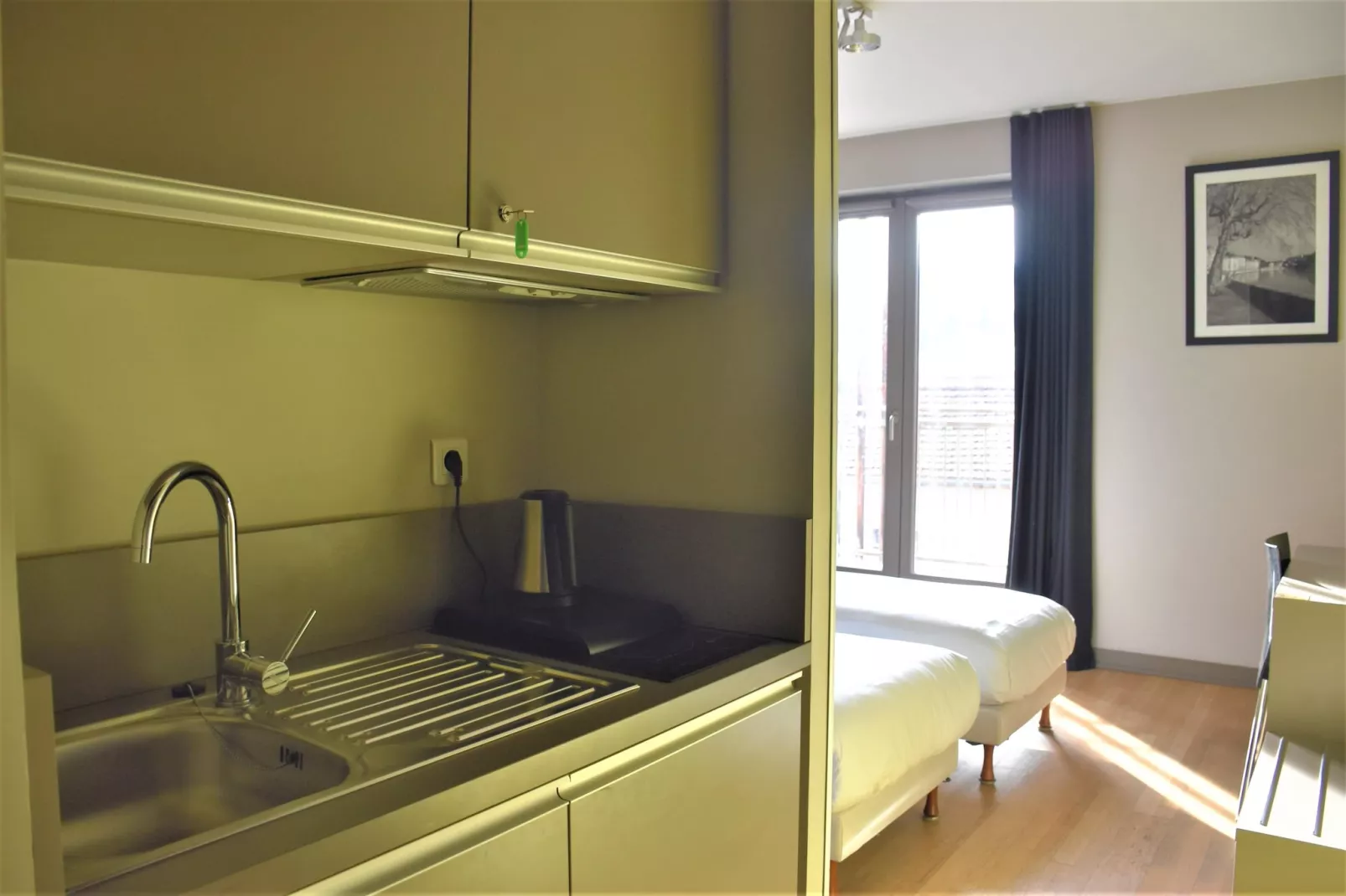 Résidence Lyon Dock Ouest / Chambre Confort 2 pers-Kitchen