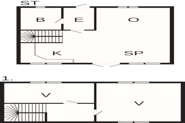 6 person holiday home in Ebeltoft-By Traum-Floor plan
