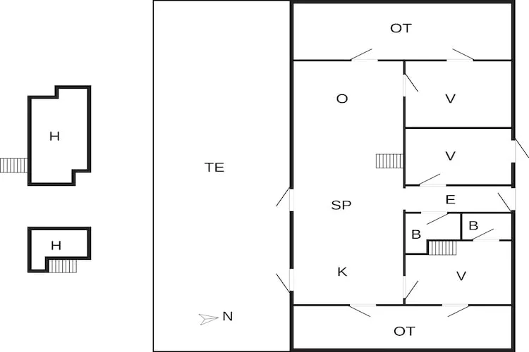 4 Sterne Ferienhaus in Skals-By Traum-Grundriss