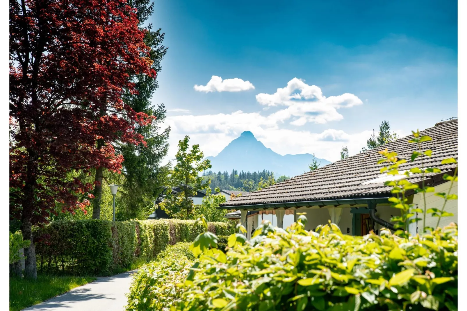 Ferienhaus Weissensee-Exterior in summer