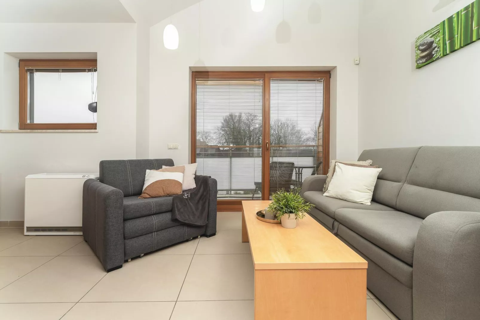 Apartament 2-poziomowy Bałtycka Rewal-Salon