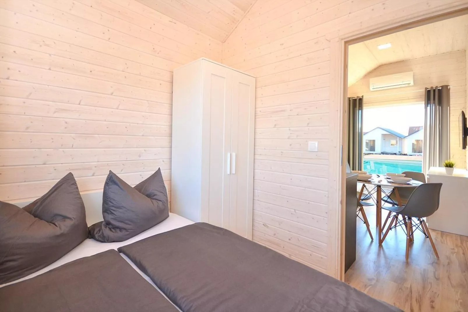 Domki wakacyjne dla 5 osób Dąbki-Bedroom