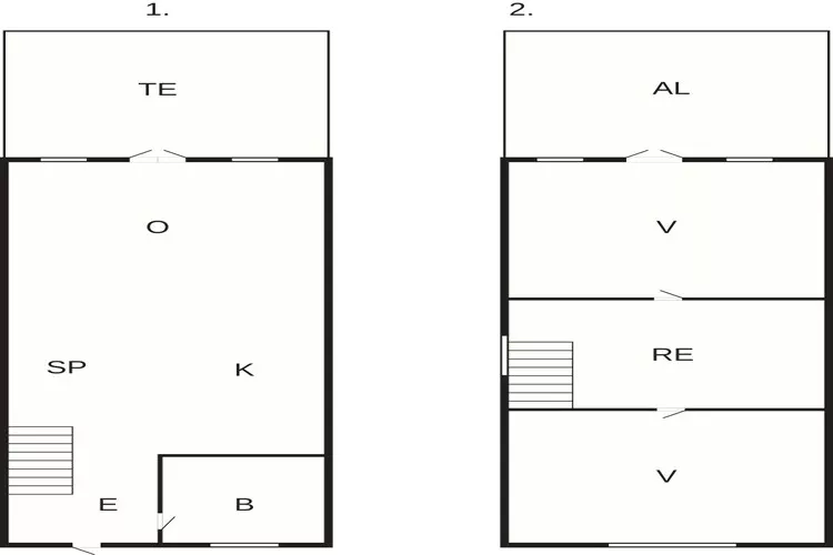 Maison de vacances pour 6 a Hadsund-By Traum-Plan