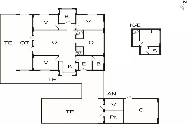 5 Sterne Ferienhaus in Løkken-By Traum-Grundriss