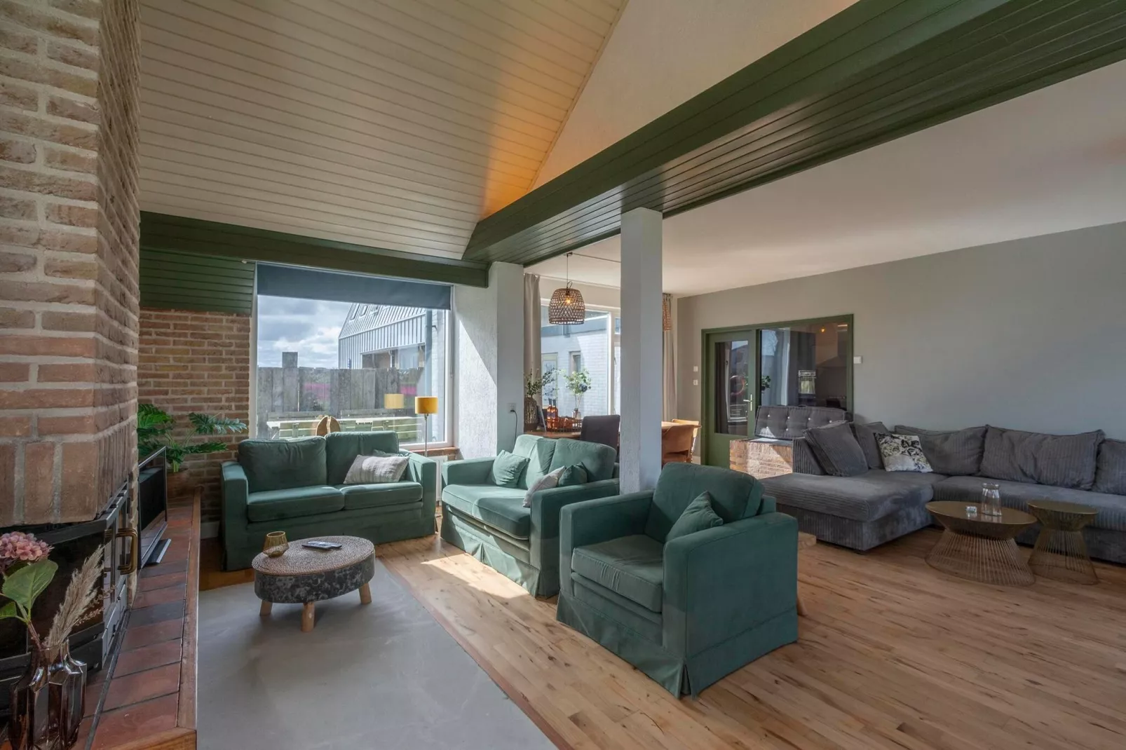 Villa Zuidwester-Wohnzimmer
