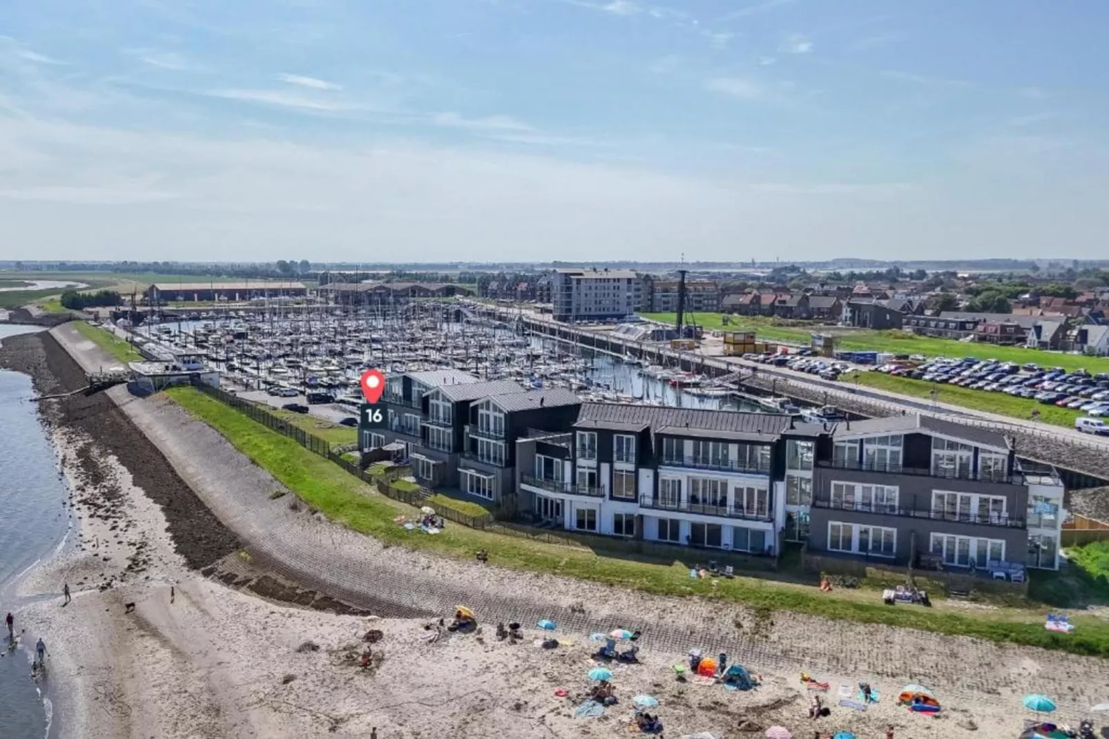 Luxe appartement Vista Maris - Havenweg 8-46  Sint-Annaland Oosterschelde-Zones été à 20 km