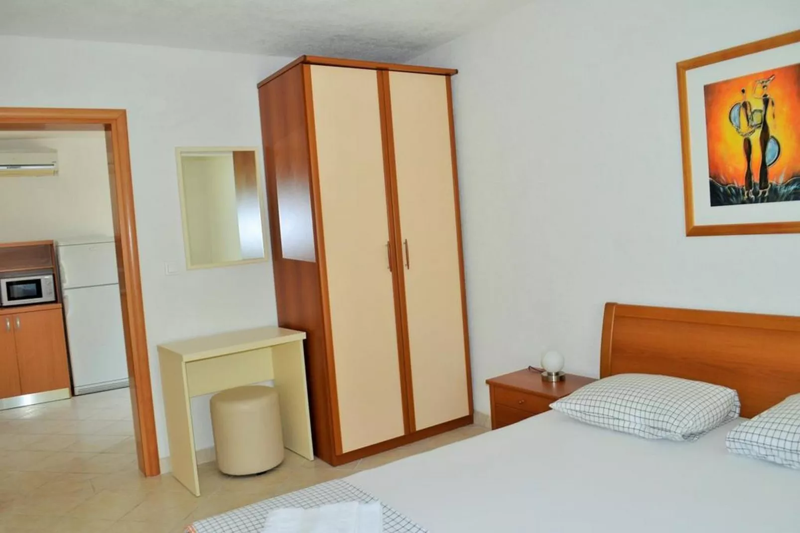 Apartments Villa Moonlight - One Bedroom Apartment with Sea View Balcony and Terrace (Sandra)-Chambre