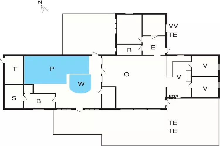 4 etoiles maison de vacances a Væggerløse-Plan