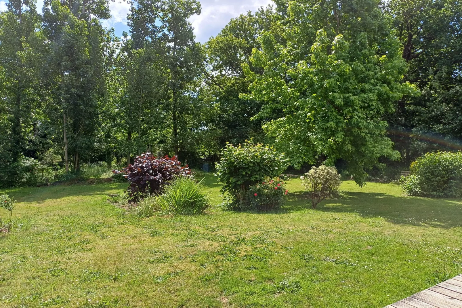 Maison de vacances avec jardin Surzur-Gardens in summer