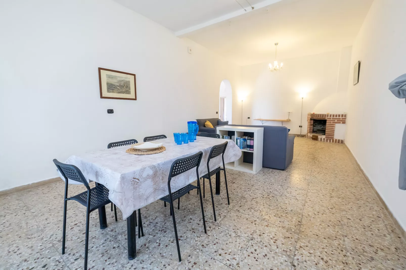Villa Francofonte-Esszimmer