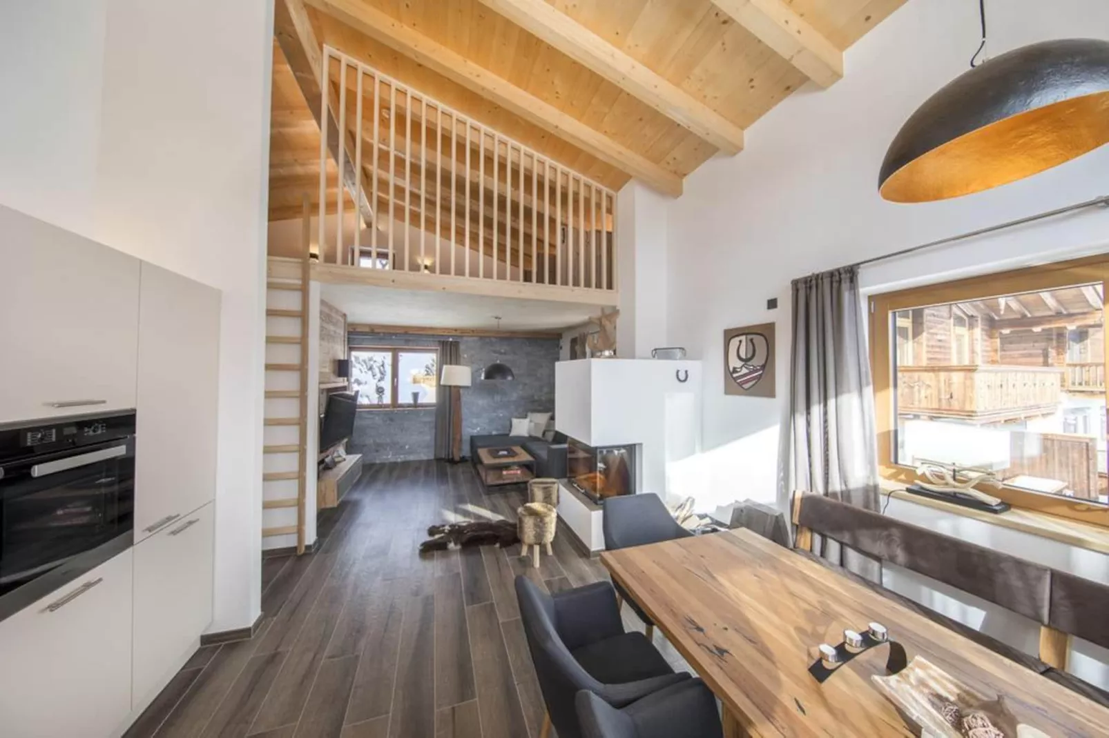 Nationalpark Chalet Wildenkogel-Living room