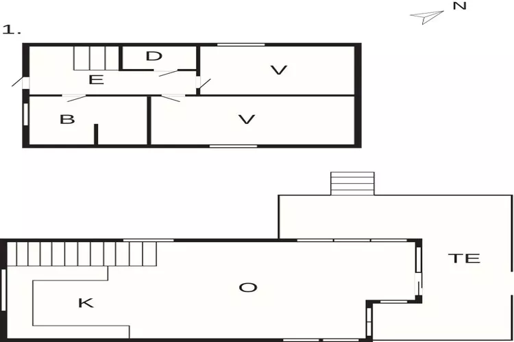 Parking privé à Vanggardsvej - Plan