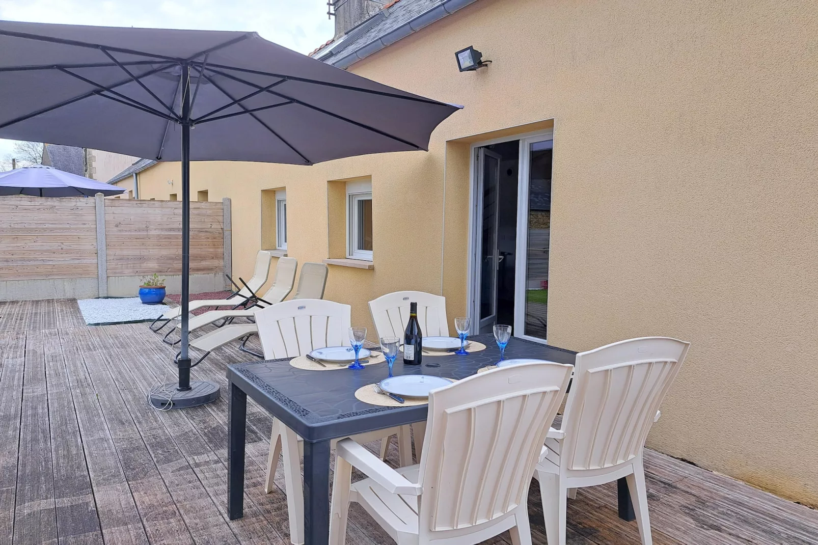 Doppelhaushälfte in Telgruc sur mer-Terrasse / balcon