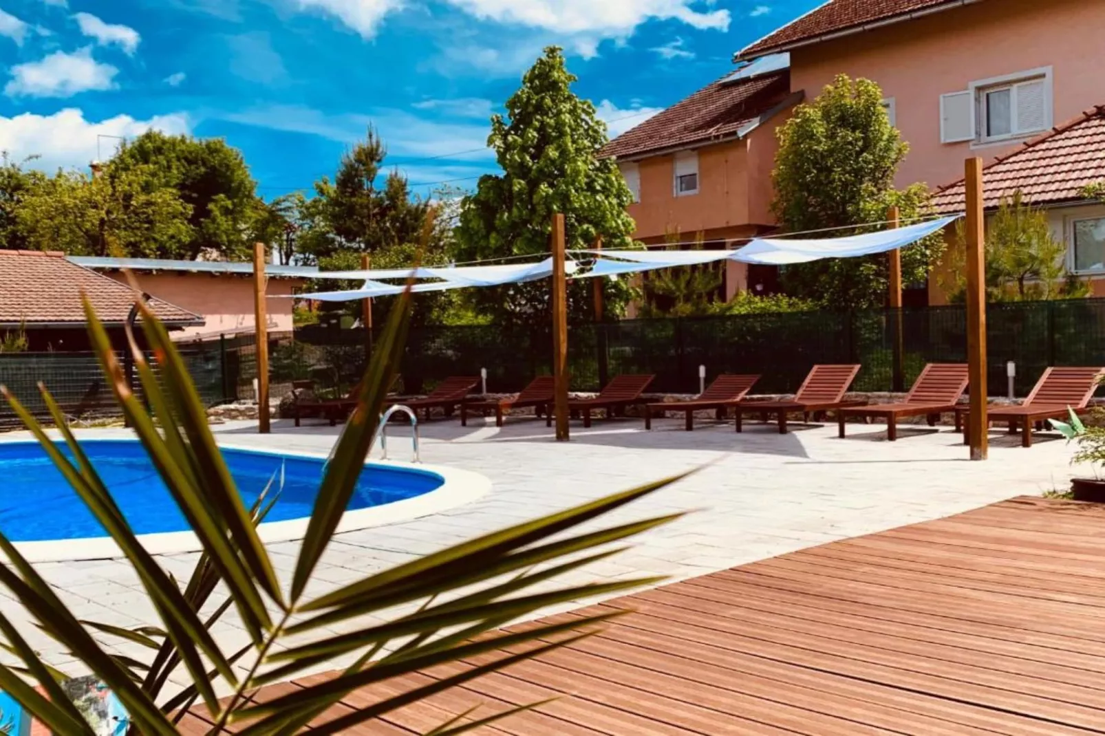 Villa Rubcic - Studio Apartment with Terrace and Poold View (4)-Swimming pool