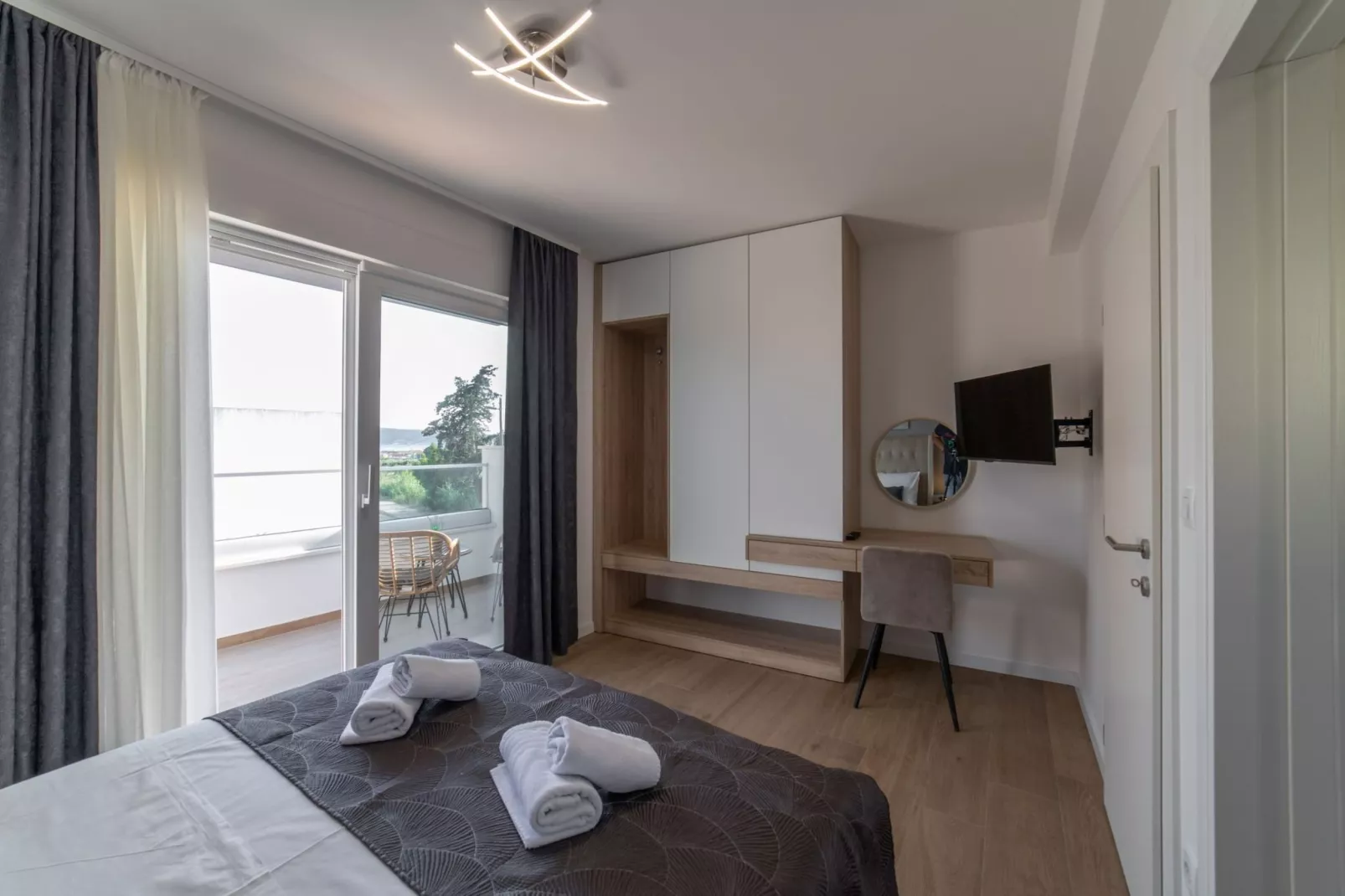 Luxury Kastela Villa with Heated Pool and Lounge Area - Four Bedroom Villa-Bedroom