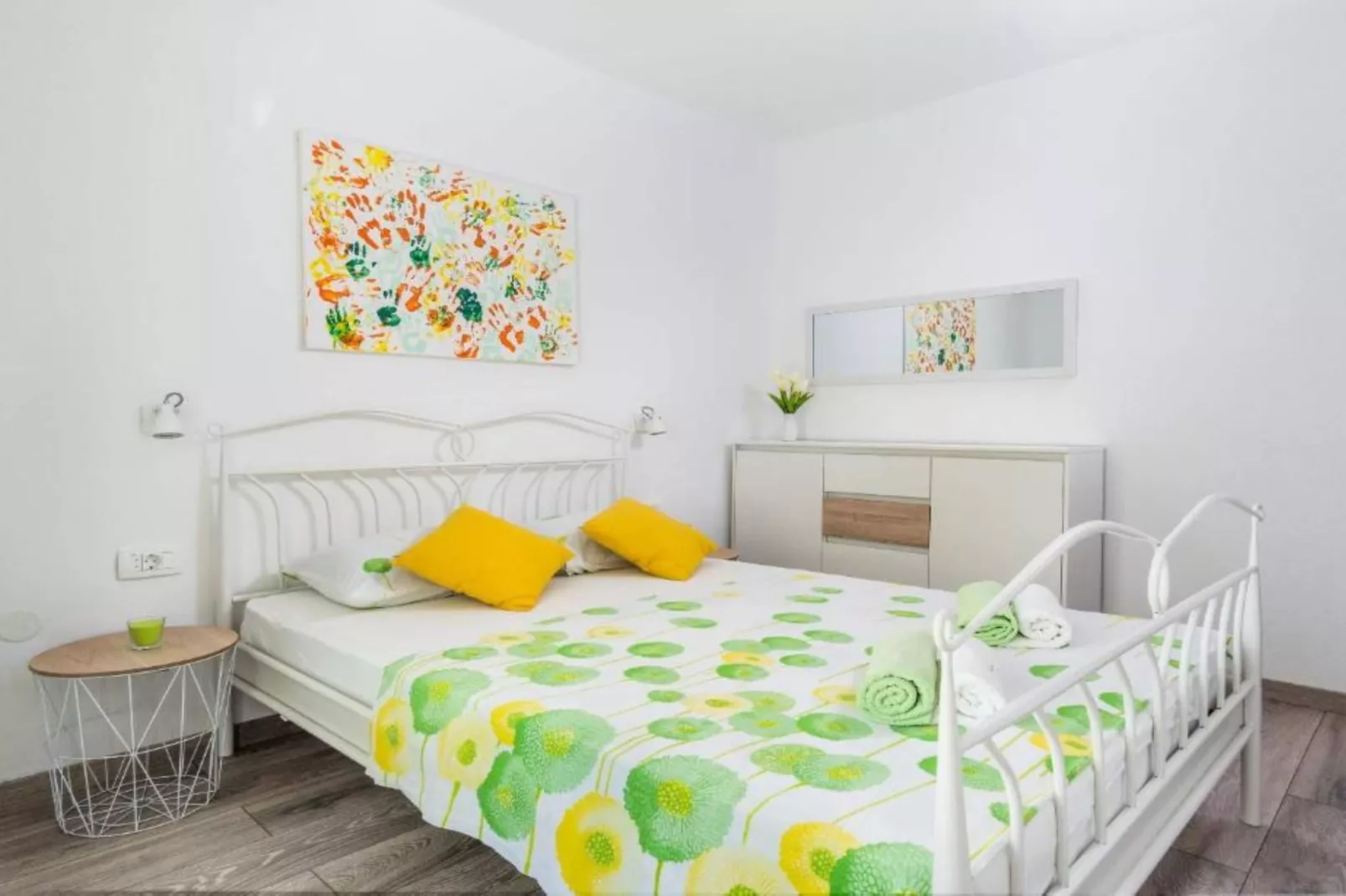 Tranquil Oasis Holiday Home Primorski Dolac with Pool - Three Bedroom Holiday Home with Pool-Bedroom