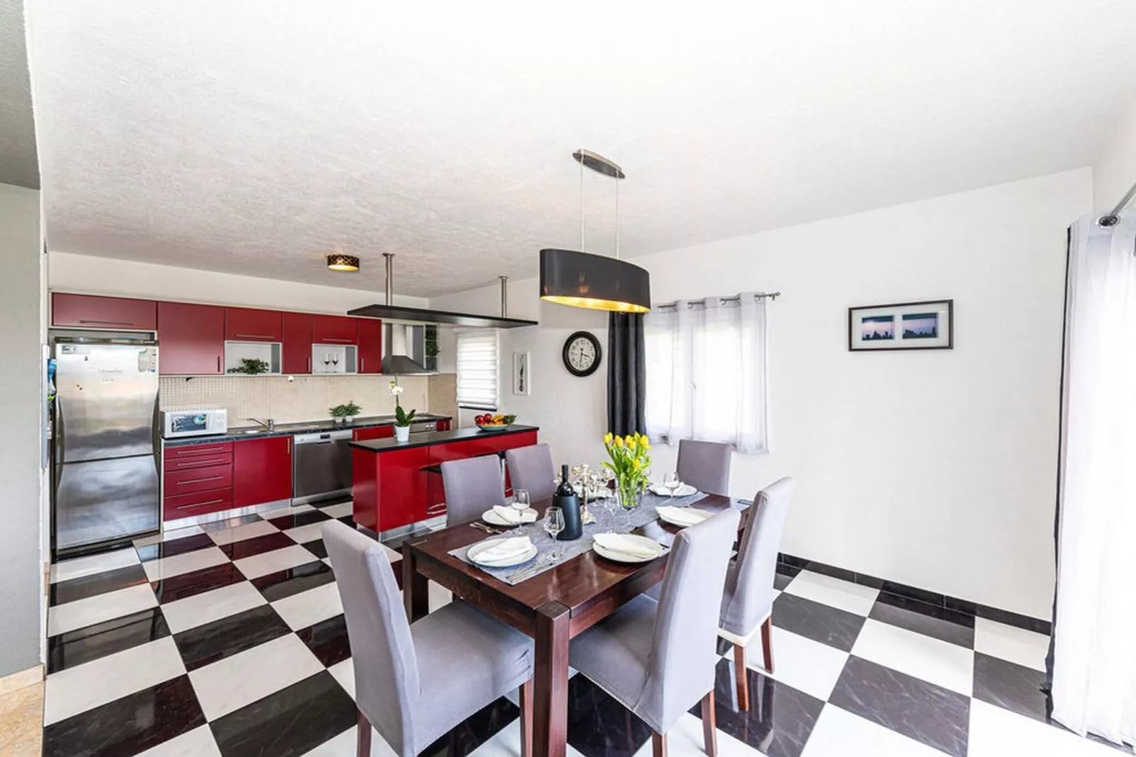 Exquisite Spacious Villa Bufaline with Pool and Gym - Eight Bedroom Villa with Pool and Gym-Kitchen
