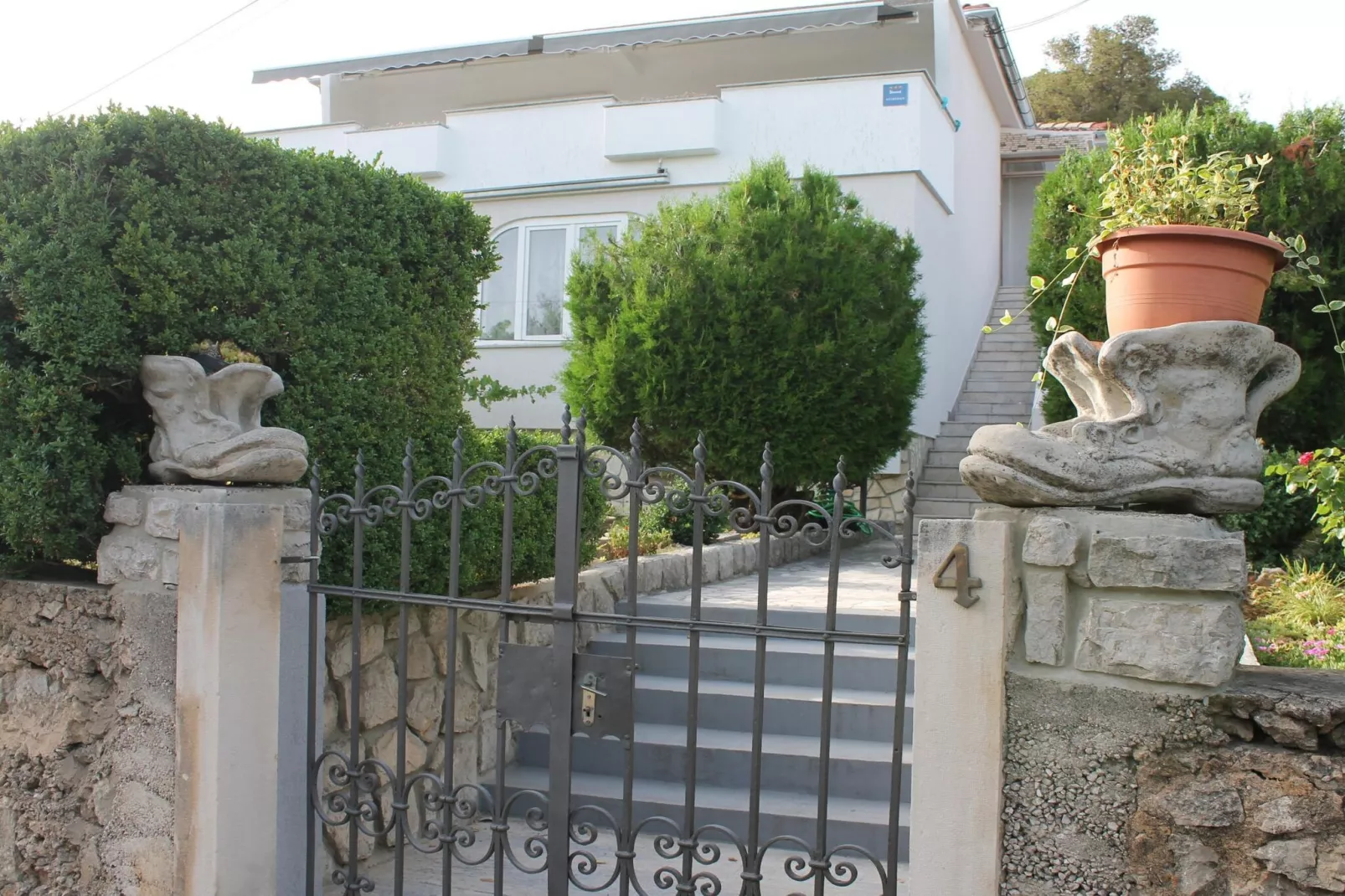 Serene Sea View Krk Apartment with Balcony - Two Bedroom Apartment with Sea View and Balcony-Outdoor