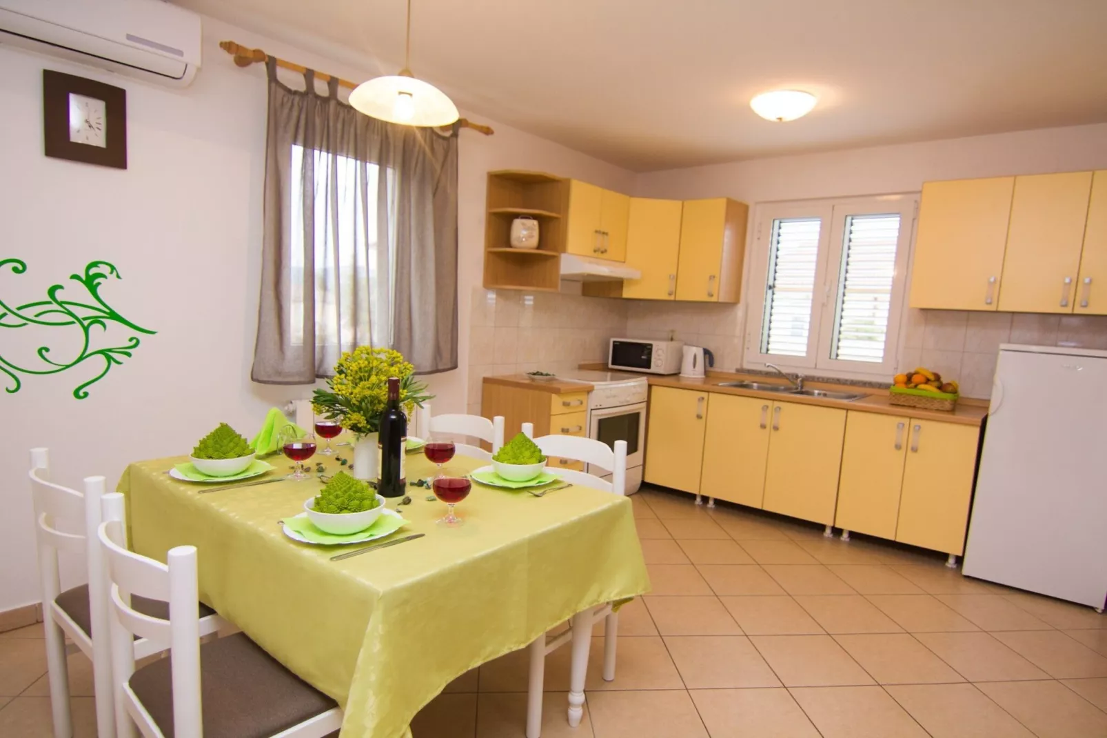 Refined and Timeless Krk Apartment with Terrace - Two Bedroom Apartment with Terrace-Kitchen