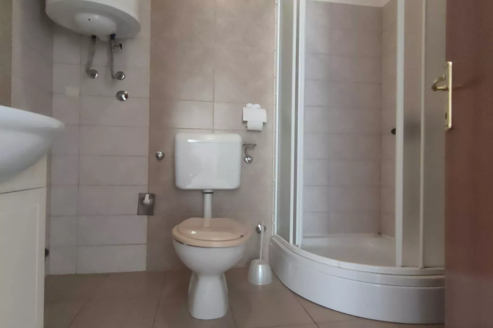 Apartments Krk with Sea View and Terrace - Classic Two Bedroom Apartment with Sea View ant Terrace (owner second floor)-Badezimmer