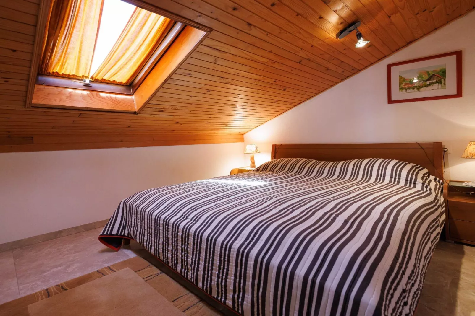 Classic and Trendy Apartment with Terrace - Two Bedroom Apartment with Terrace-Bedroom