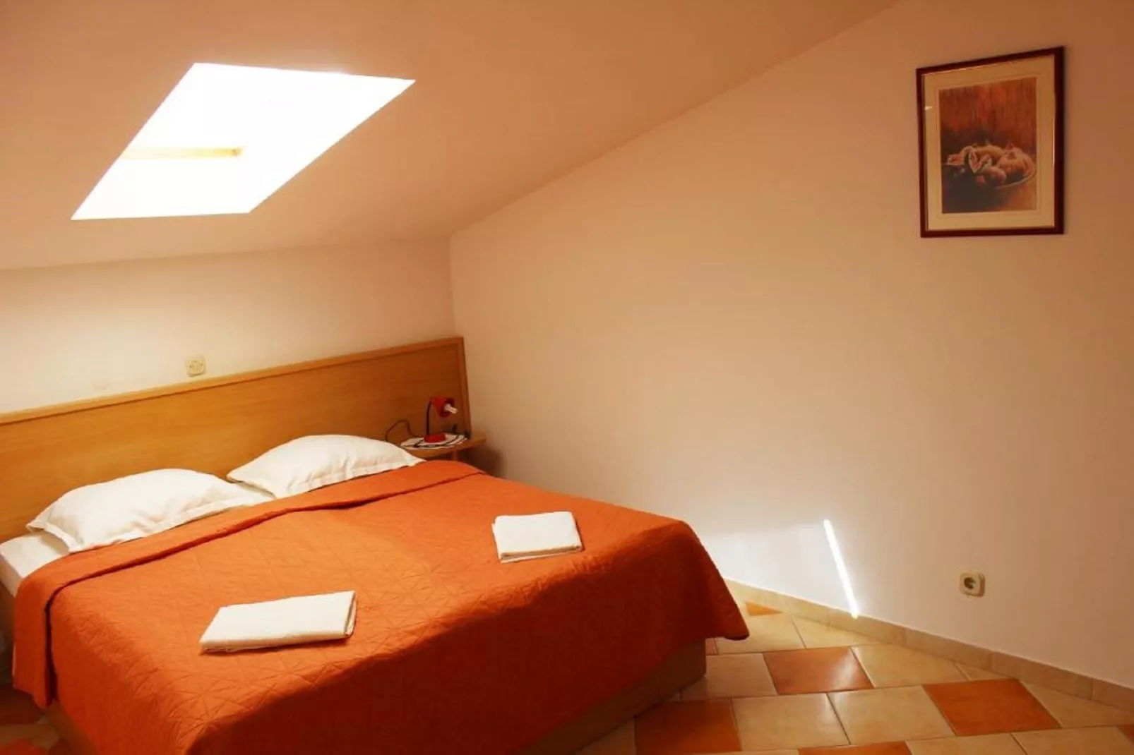 Apartments Pansion Franka 3* - One Bedroom Apartment with Sea View and Terrace - APT 11-Chambre