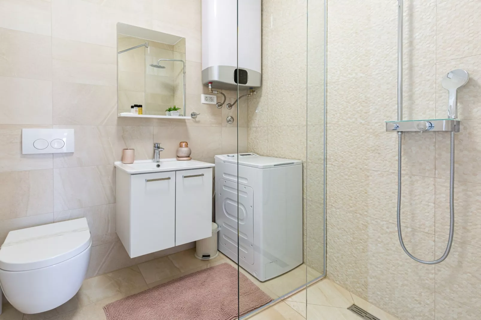 Exclusive Vodice Apartments - Deluxe One Bedroom Apartment A4-Bathroom