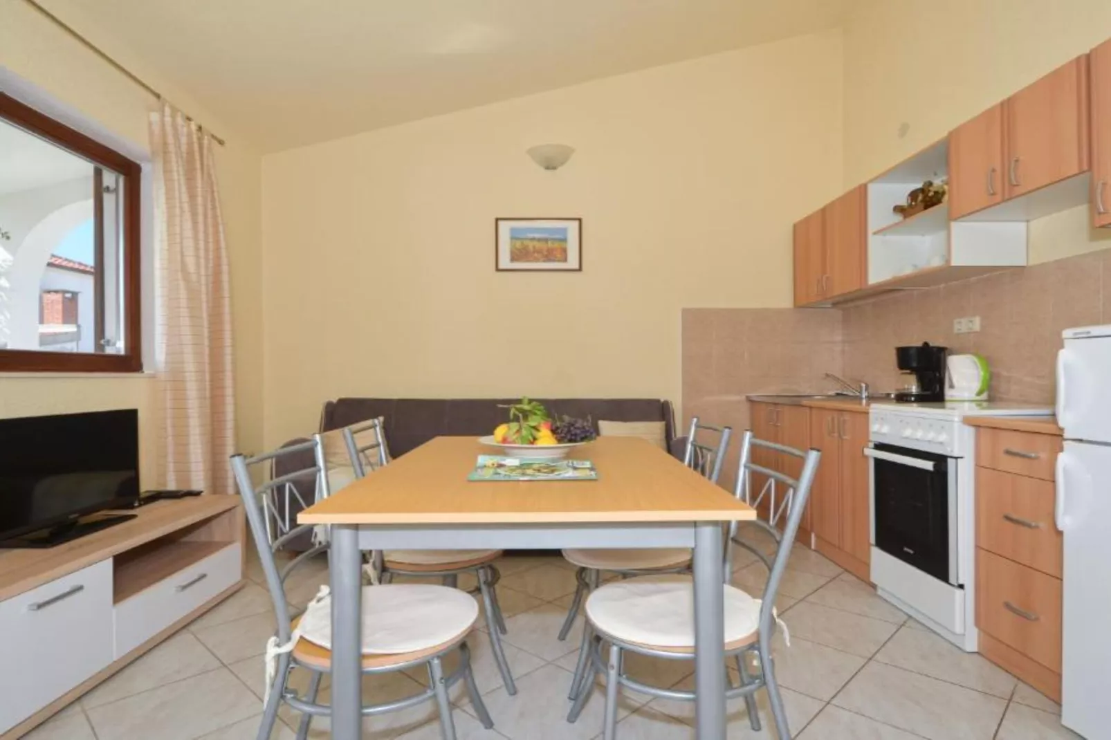 Apartments Nina - Two Bedroom Apartment with Balcony A1-Cuisine