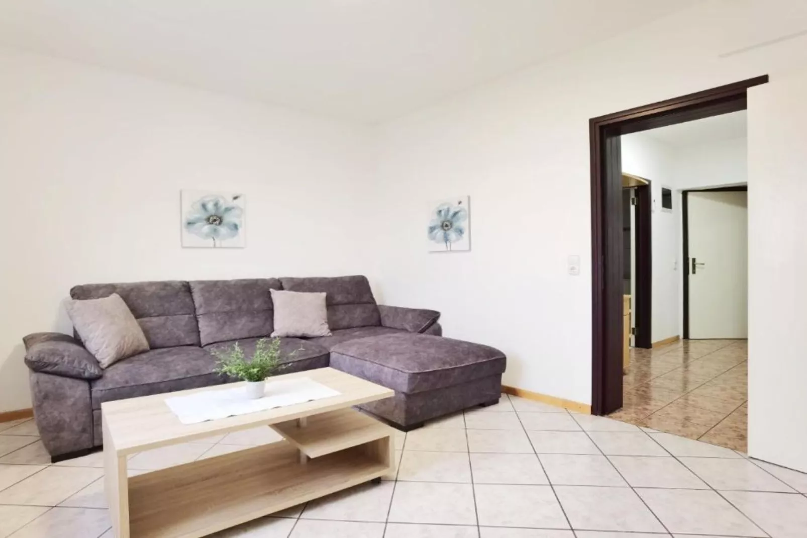 Villa Sanja -  One Bedroom Apartment with Balcony and Sea View 1-Living room