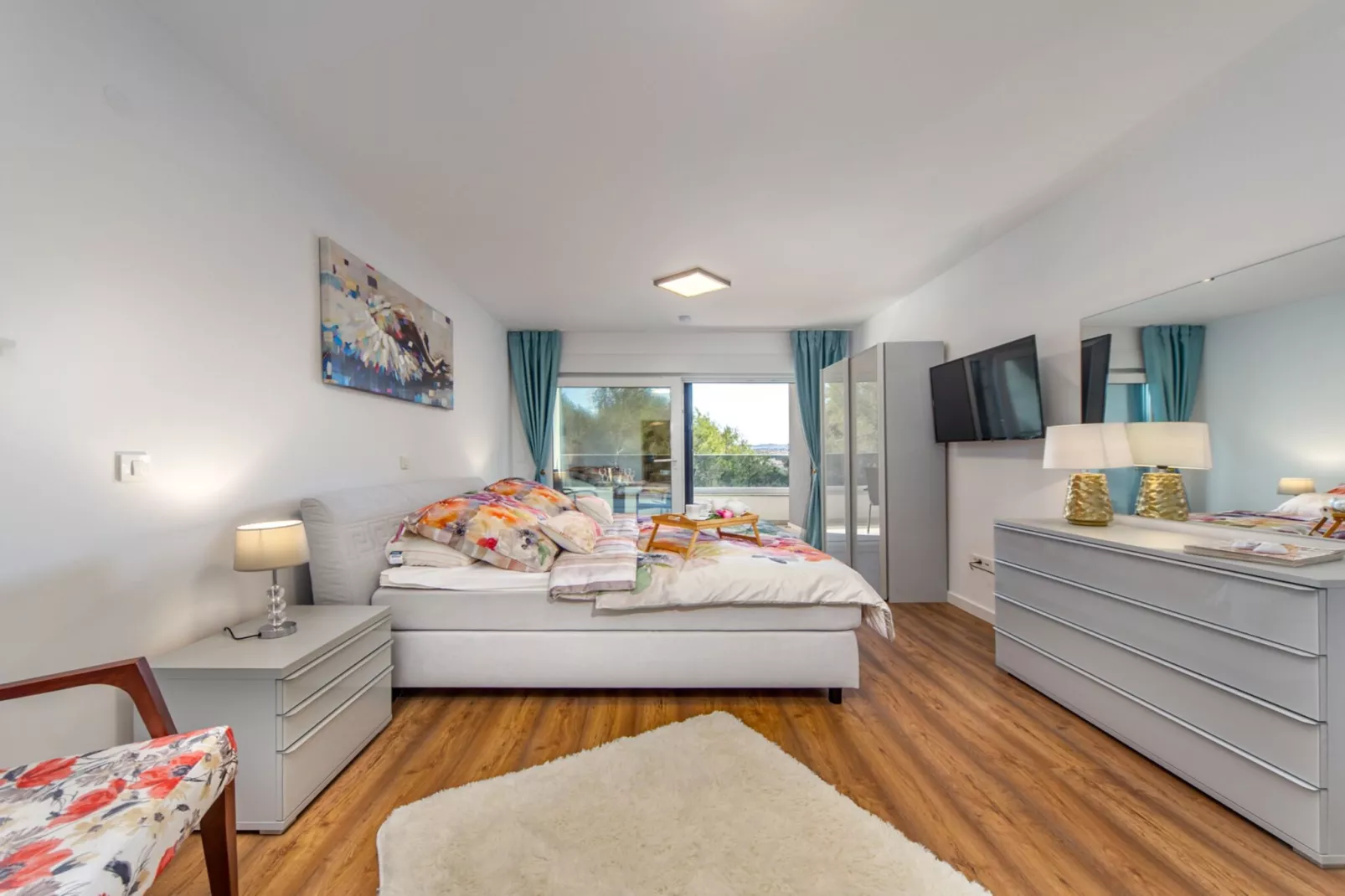 Villa Shaula -  Five Bedroom Holiday Home with Pool,Sauna and Gym-Bedroom
