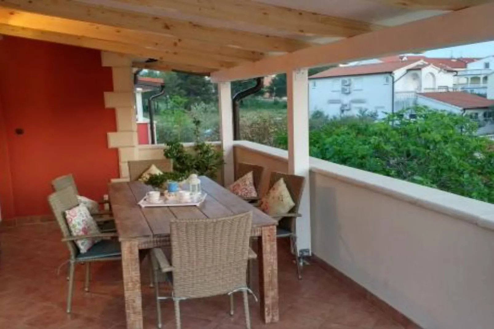 Apartments Dea & Paula - Standard Two Bedroom Apartment with Terrace-Terrace balcony