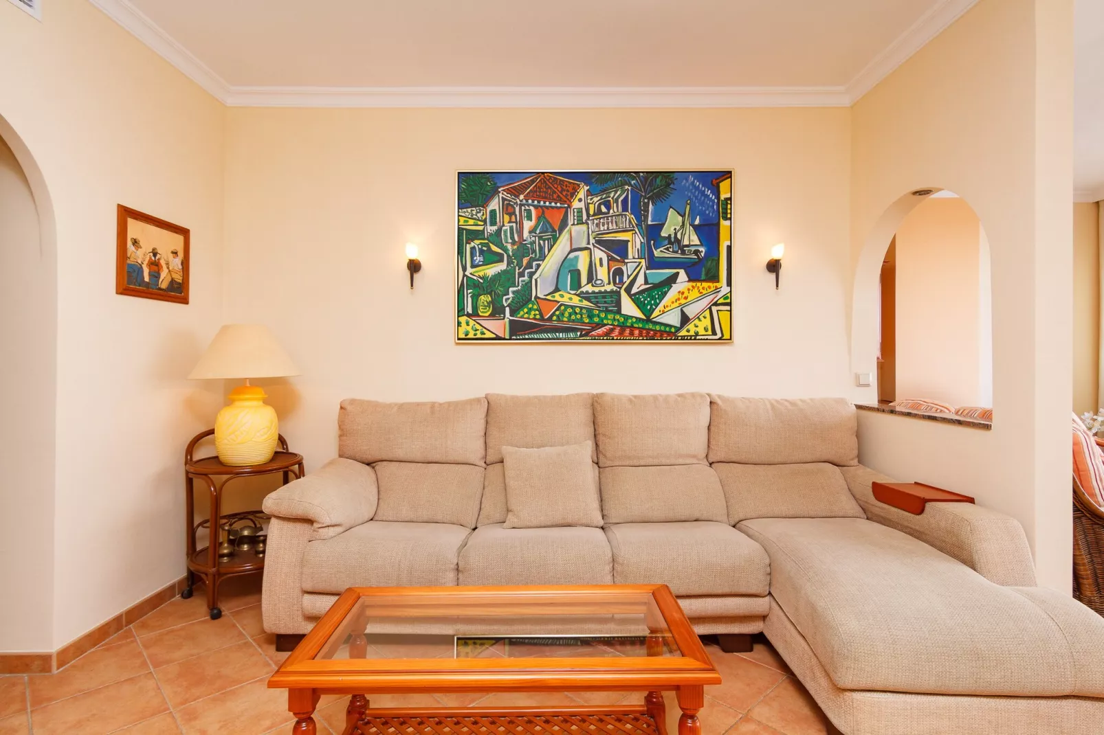 Carabeo 52 Apartment by Casasol-Living room