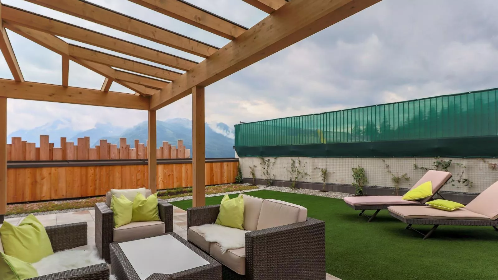 Kitzbüheler Alpenlodge Top A2 und A3-Balcon-terrasse