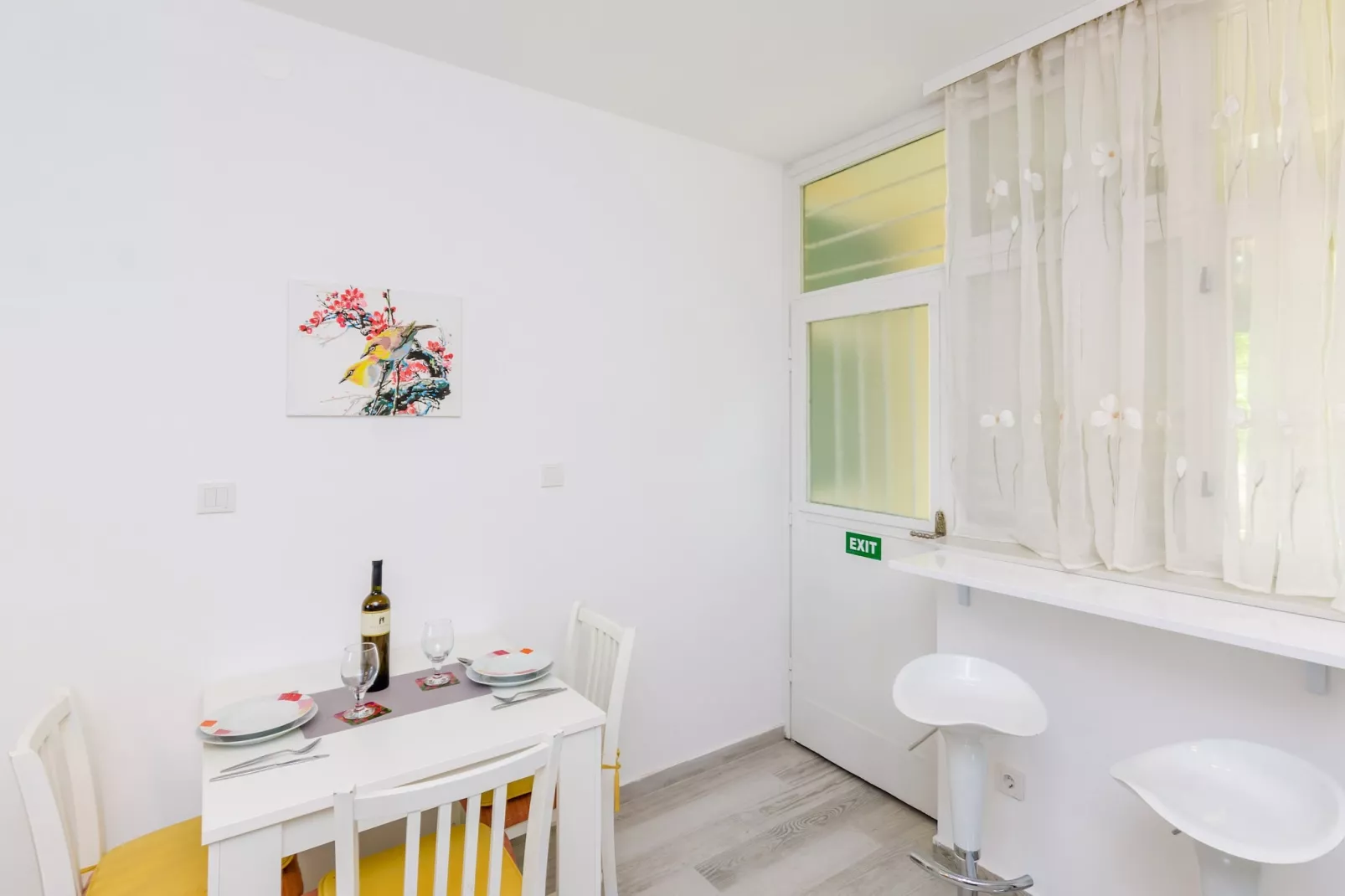 Apartment Petrana - Studio Apartment with Terrace-Dining room
